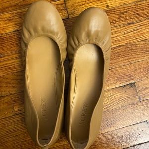 JCrew leather ballet flats.